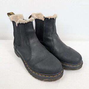 Dr. Martens Leonore 2976 Faux Fur Lined Chelsea Boots - 8